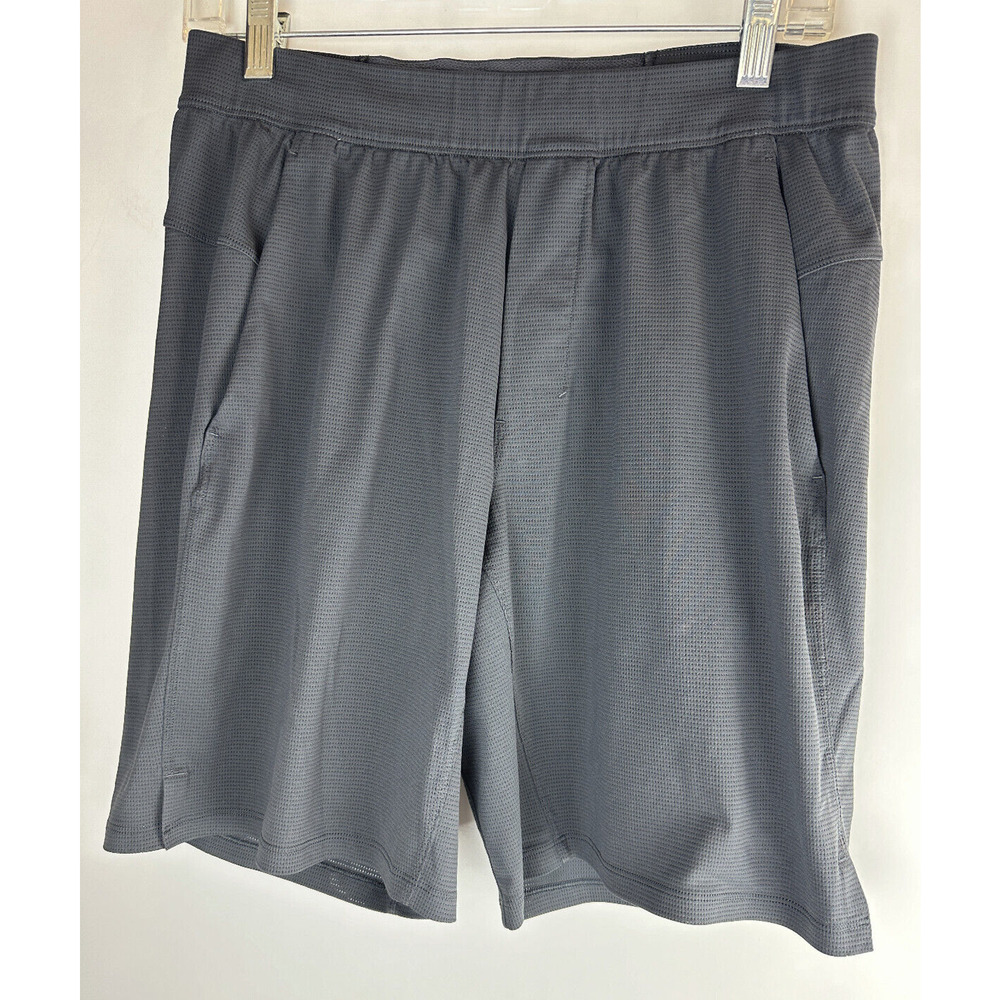 Lululemon Warp Lite Mesh 9" Shorts Active Run Obsidian Gray Men's Size Medium - Picture 9 of 11